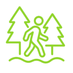 Servicio de baños forestales.